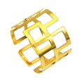 thumbnail image 2 of Oleegame 1PC Produce Storage Striking Gold Plated Aluminum Napkin Rings For Place Settings Wedding Receptions Dinner Or Holiday Parties 4/pk Gold, 2 of 4