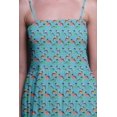thumbnail image 4 of Bimba Robe Soleil de Plage pour Femmes à Corsage Smocké avec Imprimé d'Oiseau et Moucherolle Rufuse - Grand, 4 of 7