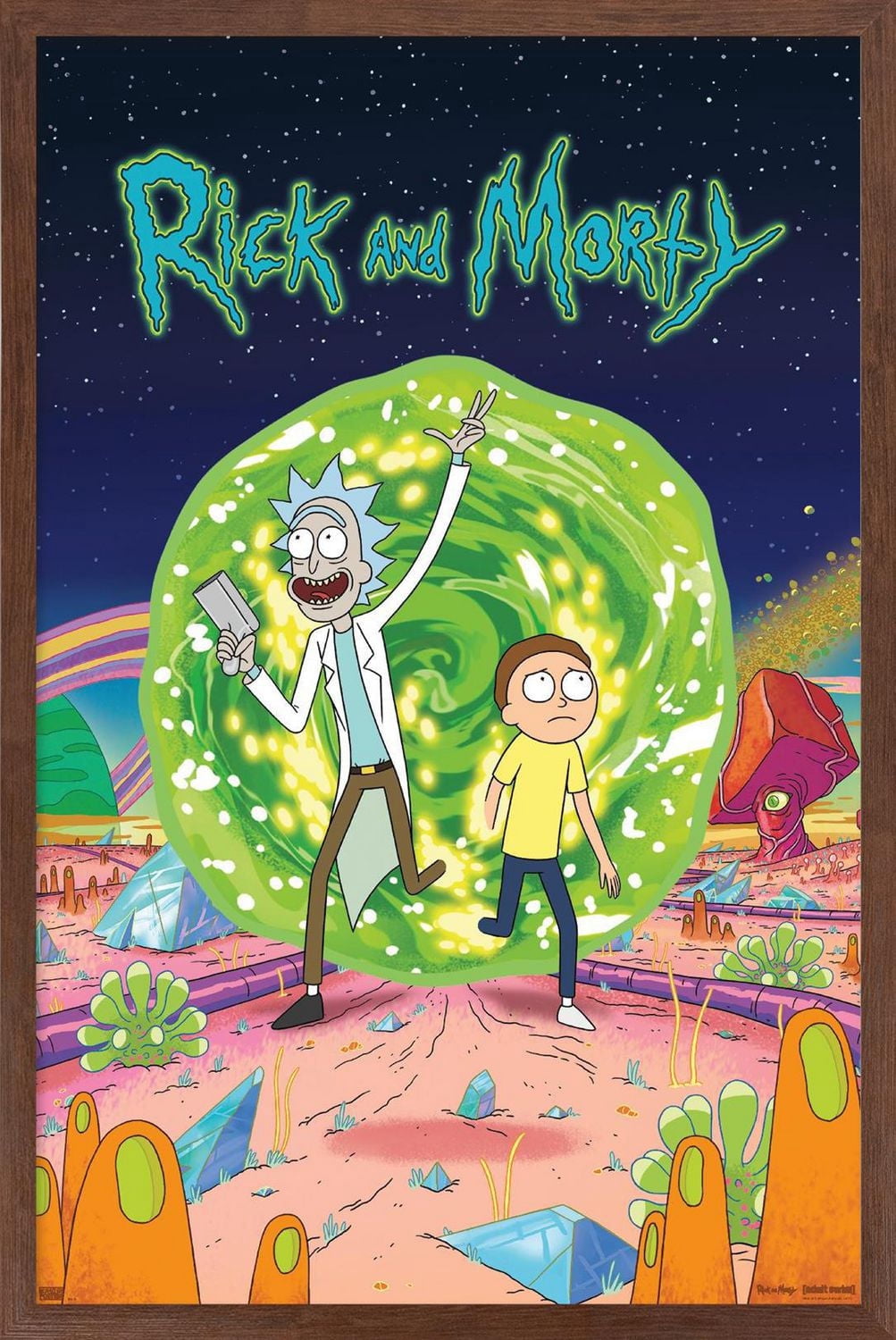 Rick And Morty - Cover Wall Poster, 22.375" x 34"