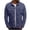 Navy#jackets for men party, variant on aohooy Mens Denim Jacket Cargo Style Jean Shirt Jackets Washed Distressed Long Sleeve Slim Button Up Denim Trucker Jacket with Pockets Army Green,XL