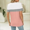thumbnail image 4 of Birdeem T-Shirt à Manches Courtes pour Femmes, Mode Décontractée, Imprimé Galaxie Astral, Col en V, 4 of 12