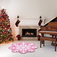 thumbnail image 4 of Bathroom Rugs, Snowflakes Rug Winter Snowflake Doormat Snowflake Welcome Mat Cute Christmas Decorative Non-Slip Washable Door Mats For Indoor Outdoor Entrance Home Bathroom, Bedroom Mats, 4 of 6
