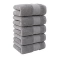 thumbnail image 1 of Maplenight 5-Pack 100% Cotton Hand Towels Set for Bathroom Thick Soft Absorbent Towel Set, Face Wash & Shower Towels Massage Towels for Spa, Gym, Home Use Purple, 1 of 6