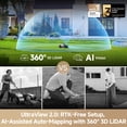 thumbnail image 2 of MOVA LiDAX Ultra 2000 Robotic Lawn Mower,Dual Mapping, Visional Navigation,Edge Cutting, Adjustable Cutting Height, Smart Obstacle Avoidance, 2 of 10