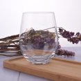 thumbnail image 2 of Brillant design Clear Stemless Wine Glass/ multi-purpose stemless wine glass, 2 of 3