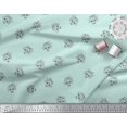 thumbnail image 3 of Soimoi Green Silk Fabric Tribal Skull Fabric Prints By Yard 42 Inch Wide, 3 of 5