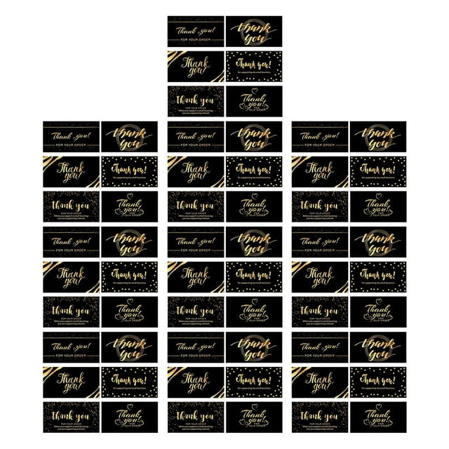 60pcs Thank You Cards Shopping Costumer Thank You Cards Business Thank You Cards