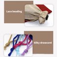 thumbnail image 3 of Wine Storage Bag with Drawstring Hotel Restaurant Banquet Reusable Portable Party Champagne Gifts Organizer Linen Pouch for Hotel Restaurant Home Kitchen Orange, 3 of 9