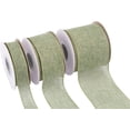 thumbnail image 3 of Joycrosso Burlap Wired Edge Ribbon 2 inch x 10 Yards, Spring Moss, Ideal for Crafting, Gift Wrapping, Wreath, Christmas Tree, and Rustic Wedding Decorations, 3 of 4