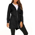 thumbnail image 1 of CHUANK Manteau de Pluie Imperméable Léger pour Femmes, Compressible, Extérieur, à Capuche, 1 of 6