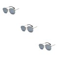 thumbnail image 3 of relayinert Fashionable Polarized Lens Small Square For Trendy Style Materials silver white silveC4 3Set, 3 of 6