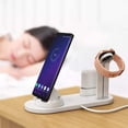 thumbnail image 4 of Chargeur Sans Fil, Station de Recharge 4 en 1 pour Apple, Support de Socle de Recharge Sans Fil avec Support de Chargeur Apple Watch, 4 of 4