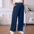 thumbnail image 1 of AUNVITO Women's Plus Size Casual Drawstring Sweatpants with Pockets for Sporty and Comfortable Style, 1 of 6