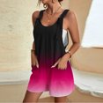 thumbnail image 4 of zanvin rompers for women summer, Women's Summer Adjustable Strap Knot Front Pockets Shorts Overalls Rompers, 4 of 6