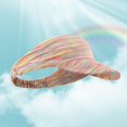 thumbnail image 2 of TISHITA Sun Visor Headband Hat Sweat Absorption Summer Breathable Baseball Caps Colorful Colorful Streak, 2 of 8