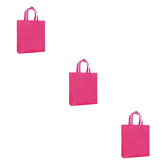 Decodeary Sac de Rangement Éco-Shopping Réutilisable Sac de Rangement Éco-Responsable Mei Rouge 3Set