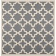thumbnail image 1 of Safavieh Courtyard Anthracite Indoor Outdoor Rug - Square 5'3", 1 of 4
