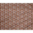 thumbnail image 4 of oneOone Polyester Lycra Fabric Floral Block Printed Fabric 1 Yard 56 Inch Wide, 4 of 4
