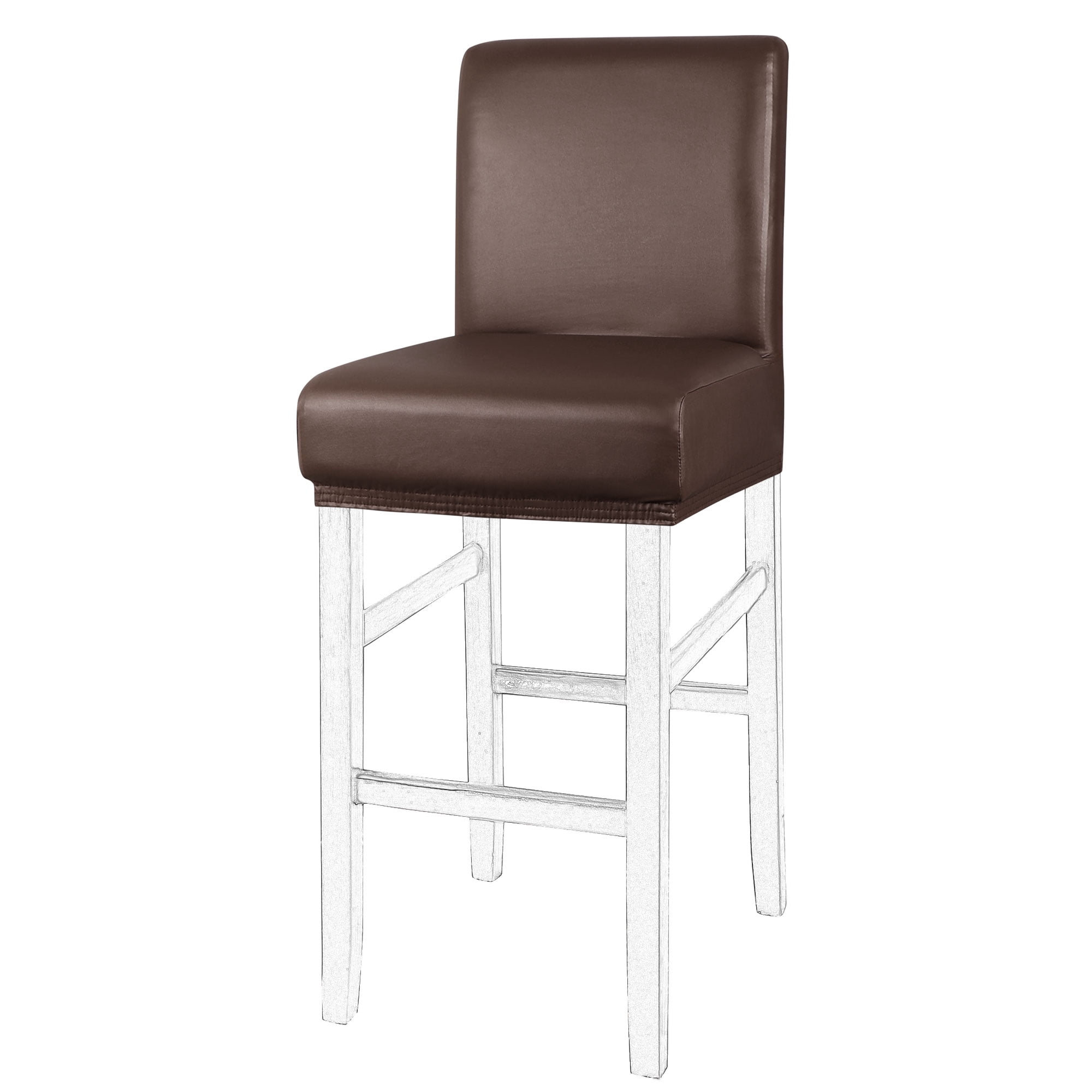Unique Bargains Housses Imperméables pour Tabourets de Bar, Housses pour Chaises Latérales de Comptoir