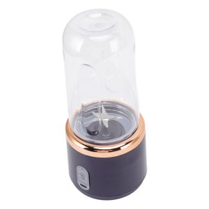Coupe de mélangeur, USB Chargement ABS Mini Mélangeur sans fil 300ml 6 Lames avec cordon de puissance pour l'extérieur