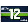 thumbnail image 1 of QIFEIHA Drapeau des Seahawks de Seattle Bannière Drapeau 3 X 5 Pieds, 1 of 3