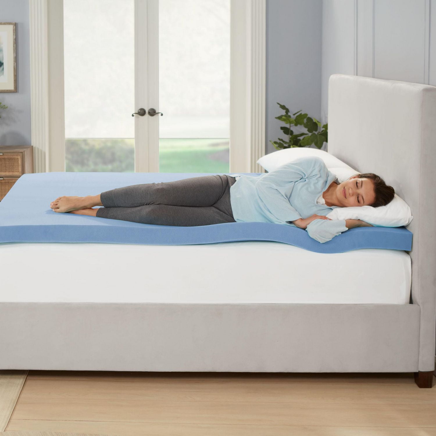 Surmatelas en mousse à mémoire infusée au gel de 7,8 cm Dream SerenityMD