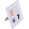 thumbnail image 3 of MOVTOTOP Newborn Handprint and Footprint Frame Cherished Baby Milestone Photo Display, 3 of 8