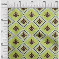 thumbnail image 1 of oneOone Viscose Chiffon Fabric Argyle Ikat Decor Fabric Printed BTY 42 Inch Wide, 1 of 1