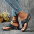 thumbnail image 3 of Dakaela Orthopedic Sandals for Women 2025 Arch Support Summer Slip on Slippers Dressy Flip Flops, 3 of 8