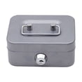 thumbnail image 4 of Coffre à Argent Verrouillable avec Clé, Tirelire Portable en Métal, Rangement de Clés de Bureau, 4 of 6