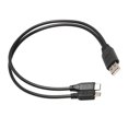 thumbnail image 1 of USB2.0 vers Données Micro USB Type-B Mâle Cordon Noir, 1 of 8