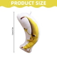 thumbnail image 3 of Harpily Home Decor Voice Speaking Big Banana Funny Bag Keychain Backpack Pendant Plush Pendant, 3 of 4