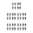 thumbnail image 3 of relayinert 8pieces Tree Decoration Eye-catching Pine Cone Decorations For Festive Dark Grey 5Set, 3 of 6