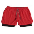 thumbnail image 1 of Mens Running Shorts Quick Dry Beachwear Workout Pants with Pockets, 1 of 5