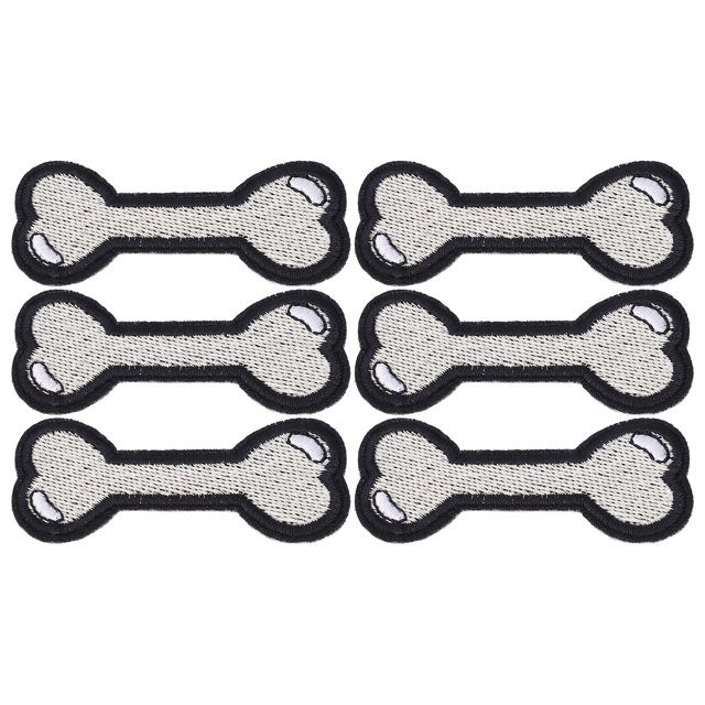Patches, Dog Bone Pattern Iron Patches Cotton Material For Shirts For Backpacks For Coats