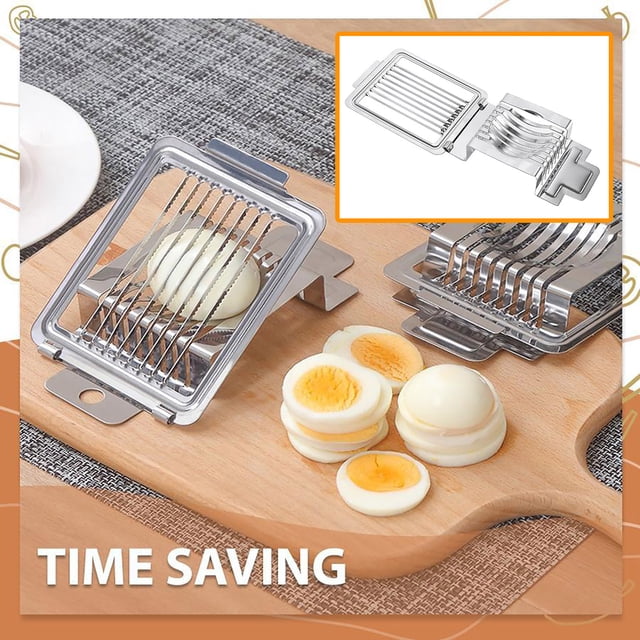 Mefallenssiah Kitchen Restaurant Boiled Eggs Slicers Multipurpose Stainless Steel Wire Eggs