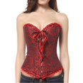 thumbnail image 1 of Corsets Bustiers pour Femmes Haut Brodé à Armatures Grande Taille, 1 of 7
