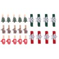 thumbnail image 4 of CIMAXIC christmas 100 Pcs Christmas Tree Deer Glove Pattern Wooden Clip Photo Clip,1.38"X0.28"X0.2", 4 of 5