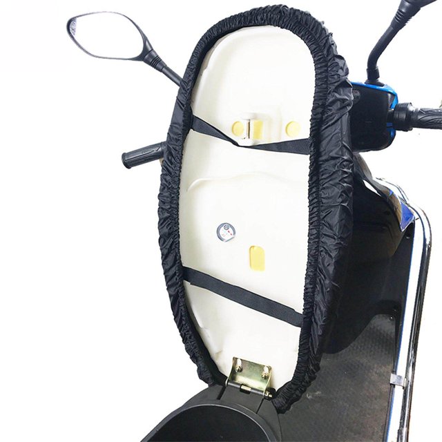 Motorcycle Seat Cover Motorbikes Waterproof Mopeds Pad Protector Silver UV Protector Motorbike Dustproof L
