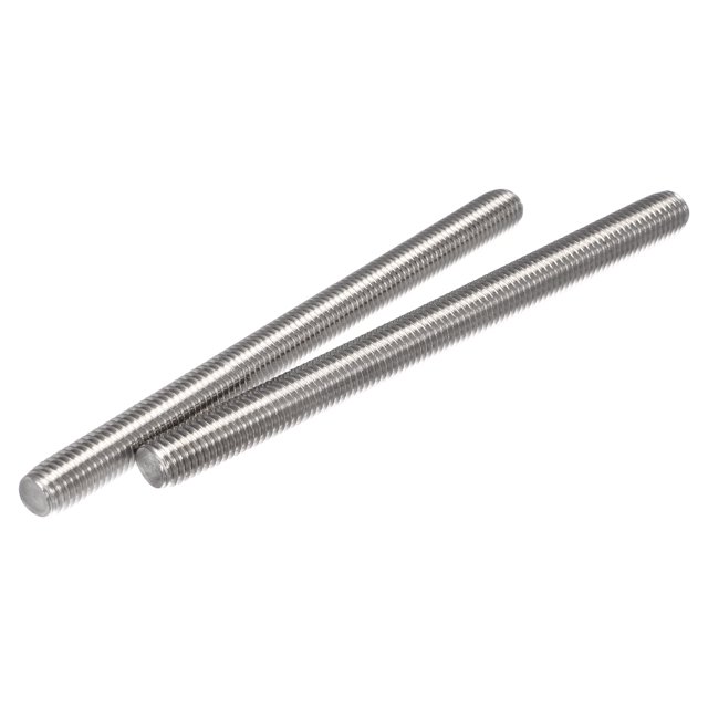 Unique Bargains M12 x 150mm Tige Entièrement Filetée en Acier Inoxydable 304 Filets Main Droite Lot de 2