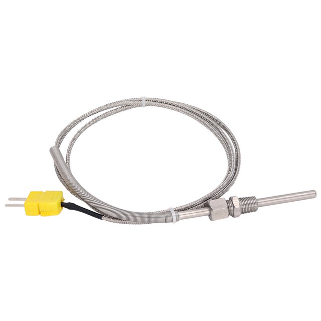 Thermocouple Temperature Sensor, 1/8in NPT Thread Male Plug K Type Thermocouple High Accuracy for Industrial Processes