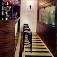 thumbnail image 3 of Compamia Fox 30" Polycarbonate Patio Bar Stool in Transparent Black, 3 of 4