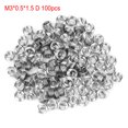 thumbnail image 1 of 100pcs M3 Stainless Steel SS304 Coiled Wire Helical Screw Thread Inserts (M3*0.5*1.5 D), 1 of 9