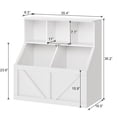 thumbnail image 2 of TROPOW Kids Bookshelf and Toy Storage,Kids Toy Storage Organizer,Toy Storage Cabinet with Toy Shelf,Toddler Bookshelf Toy Organizer and Storage Bins for Playroom,Bedroom,Nursery,Classroom,Daycare, 2 of 8