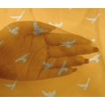 thumbnail image 3 of oneOone Viscose Chiffon Fabric Bird Ikat Decor Fabric Printed BTY 42 Inch Wide, 3 of 3