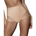 thumbnail image 2 of Hanes X054 Bali Moderate Control Lace Leg Brief 2-Pack Medium 2 Beige Skintone, 2 of 2