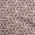 thumbnail image 1 of oneOone Viscose Jersey Brown Fabric Geometric Craft Projects Decor Fabric Printed By The Yard 60 Inch Wide, 1 of 4