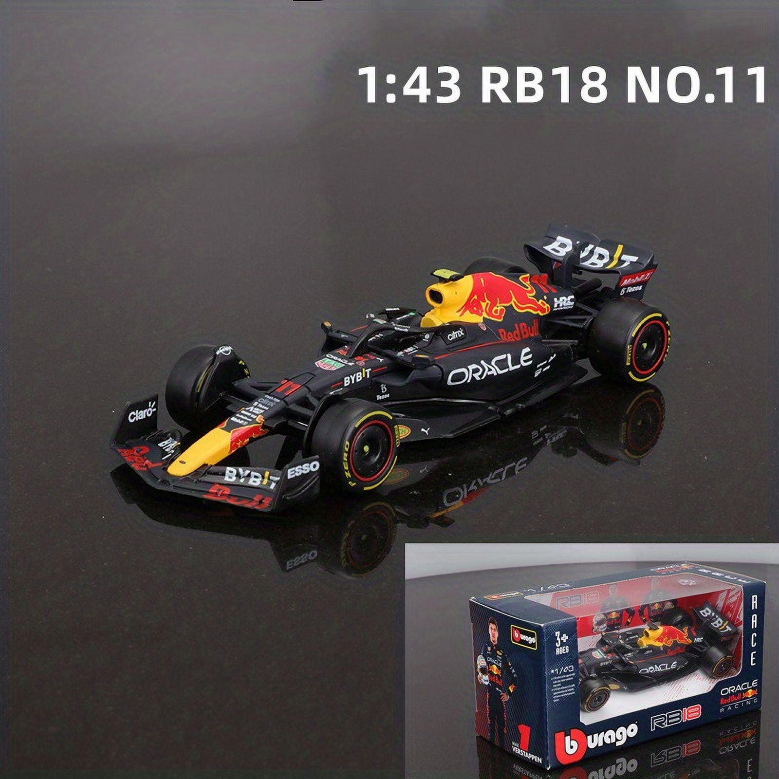 Bburago 1:43 F1 Red Bull Racing RB18 #1 #11 Alloy Luxury Vehicle