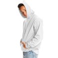 thumbnail image 2 of Hanes Men's Pullover Ultimate Heavyweight Fleece Hoodie, White, Small, 2 of 4