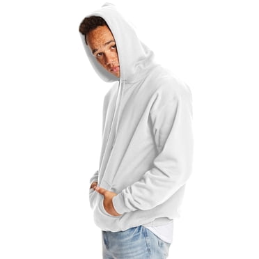 Hanes Chandail à Capuchon en Molleton Épais Ultime pour Homme, Blanc, 2X Grand